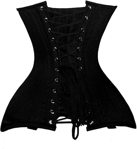 Non Printed Corset back view