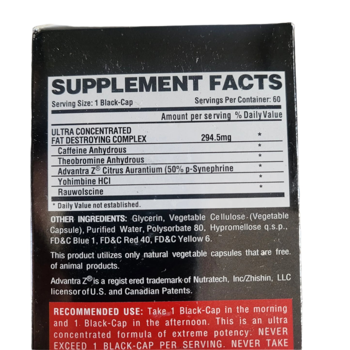 "Nutrex Lipo-6 Black: Advanced Weight Loss Supplement