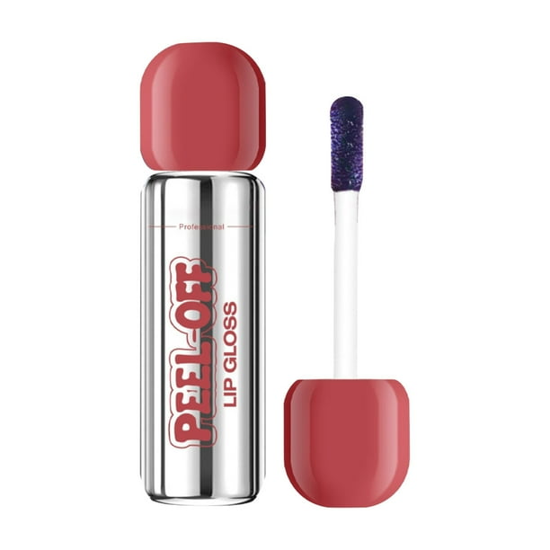 Peel-off Lip Stain color 5 with red cap and clear body