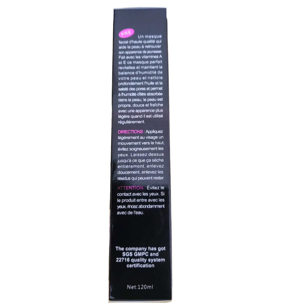 Black Peel Off Face Mask - Deep Clean Pores, Remove Blackheads & Tighten Skin