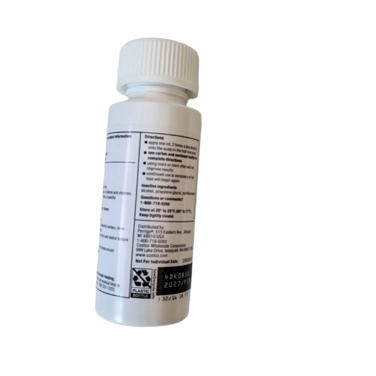 Kirkland Minoxidil Side View