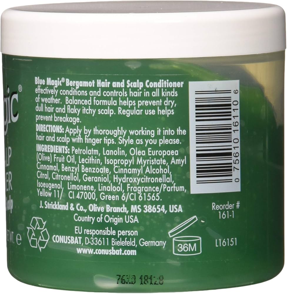 Blue Magic Bergamot Hair & Scalp Conditioner