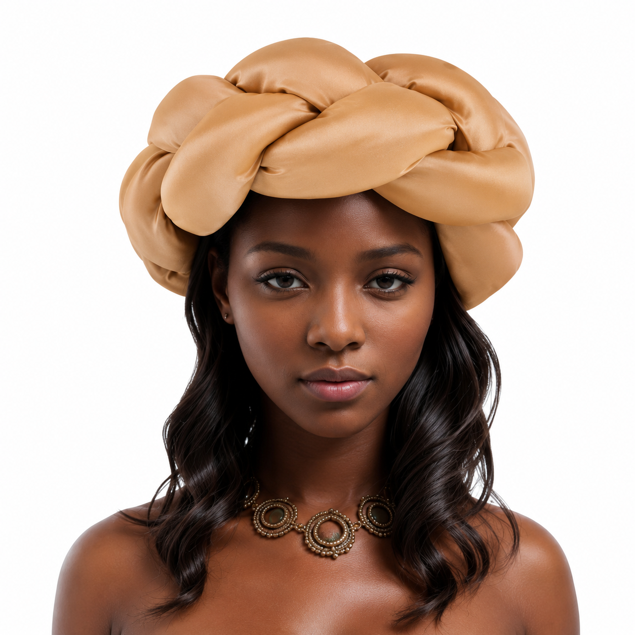 Braided Headwear beige