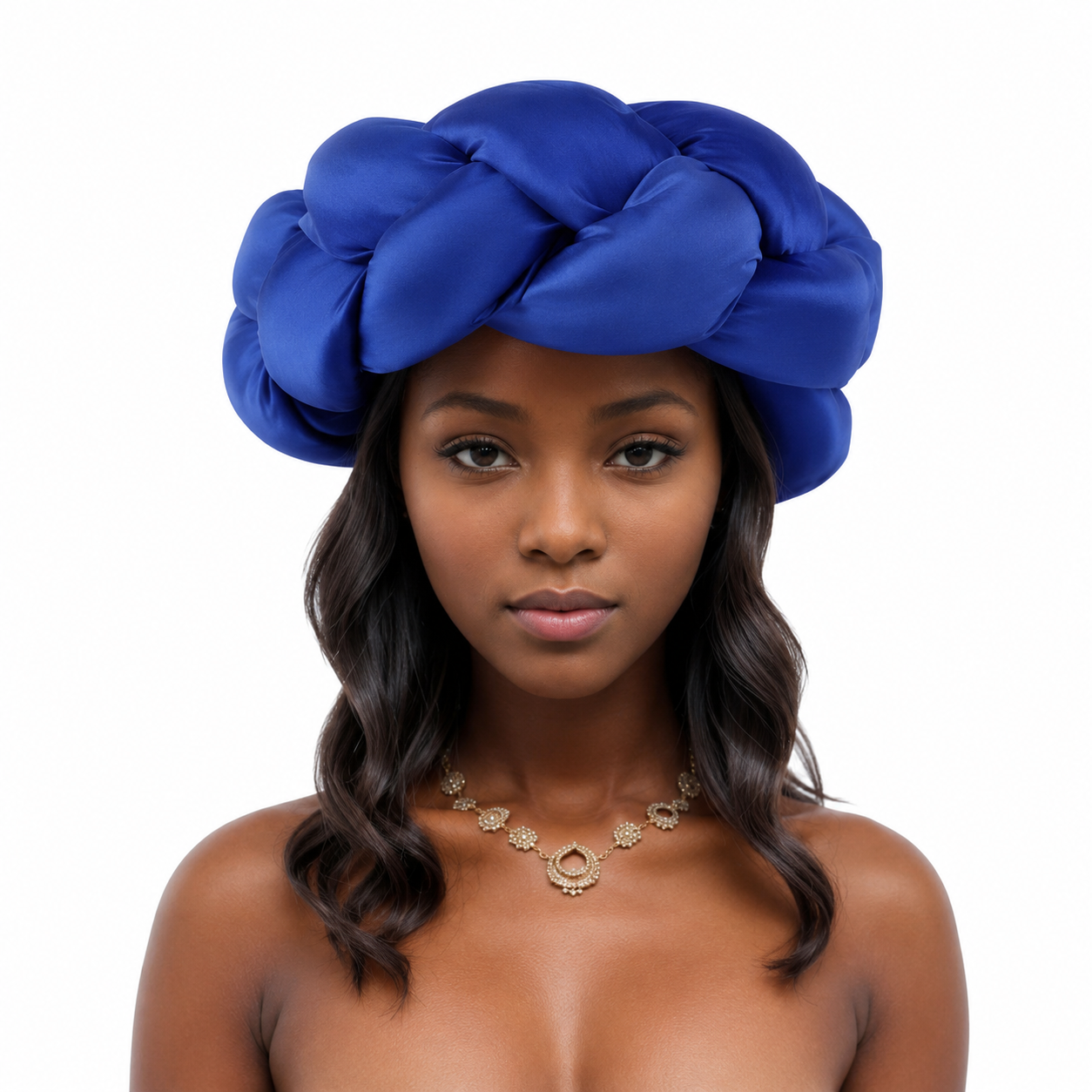Braided Headwear blue