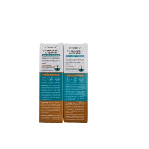 Two boxes of Kormesic 5% Back view 