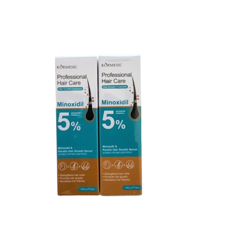 Two Kormesic Minoxidil hair care packages 