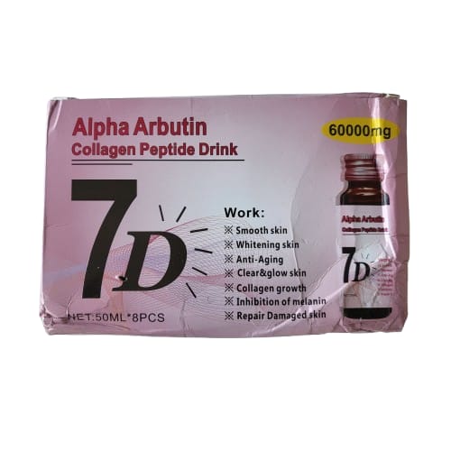 Alpha Arbutin Collagen Peptide Drink 7D (60000mg)(8 pieces)