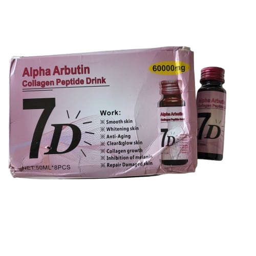 Alpha Arbutin Collagen Peptide Drink 7D (60000mg)(8 pieces)