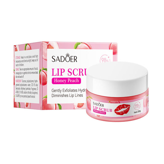 Sadoer lip scrub with packaging 
