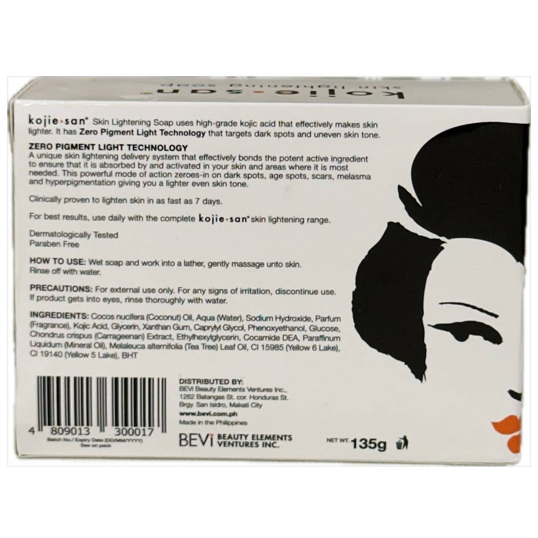 Original Kojie San soap packaging 