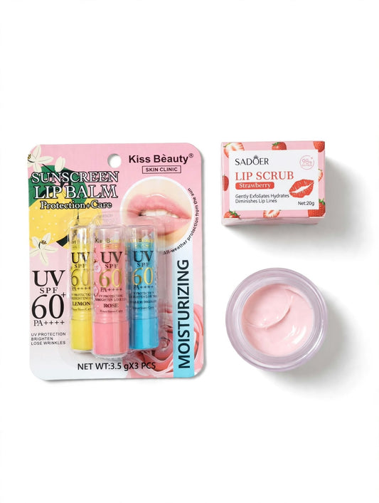 Pink lip treatment combo