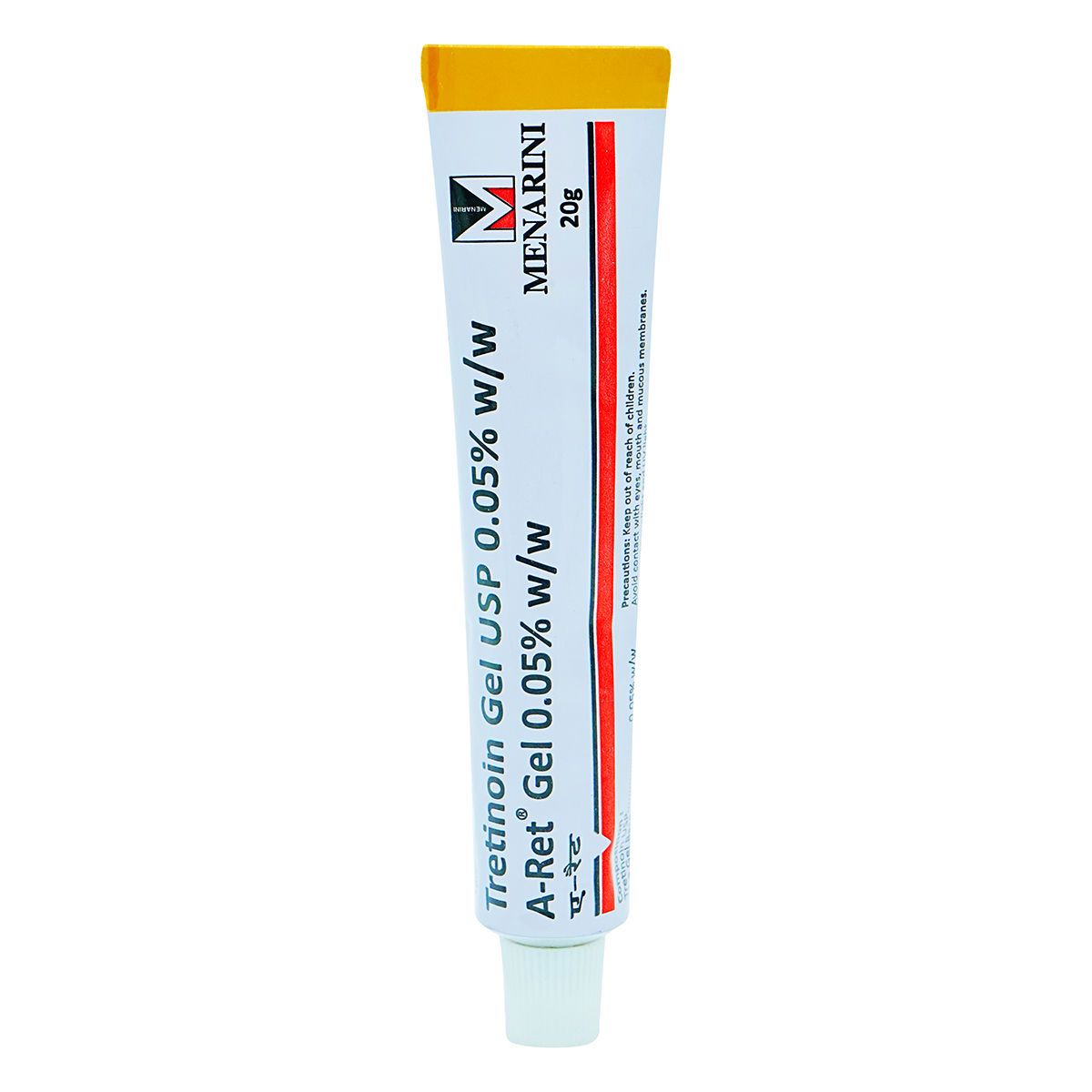 Tube of Menarini A-Ret Tretinoin Gel 