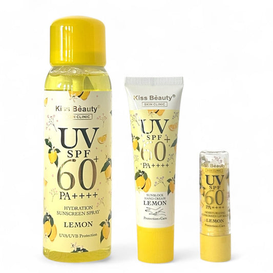 UV SPF 60++ Lemon  Protection + Brightening (Set of 3)