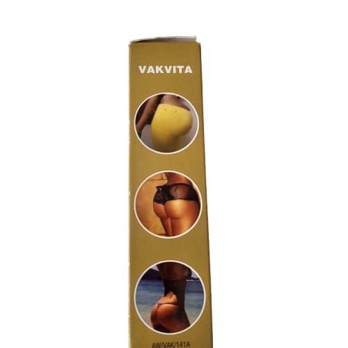 Vakvita product packaging with images of legs and feet on a white background