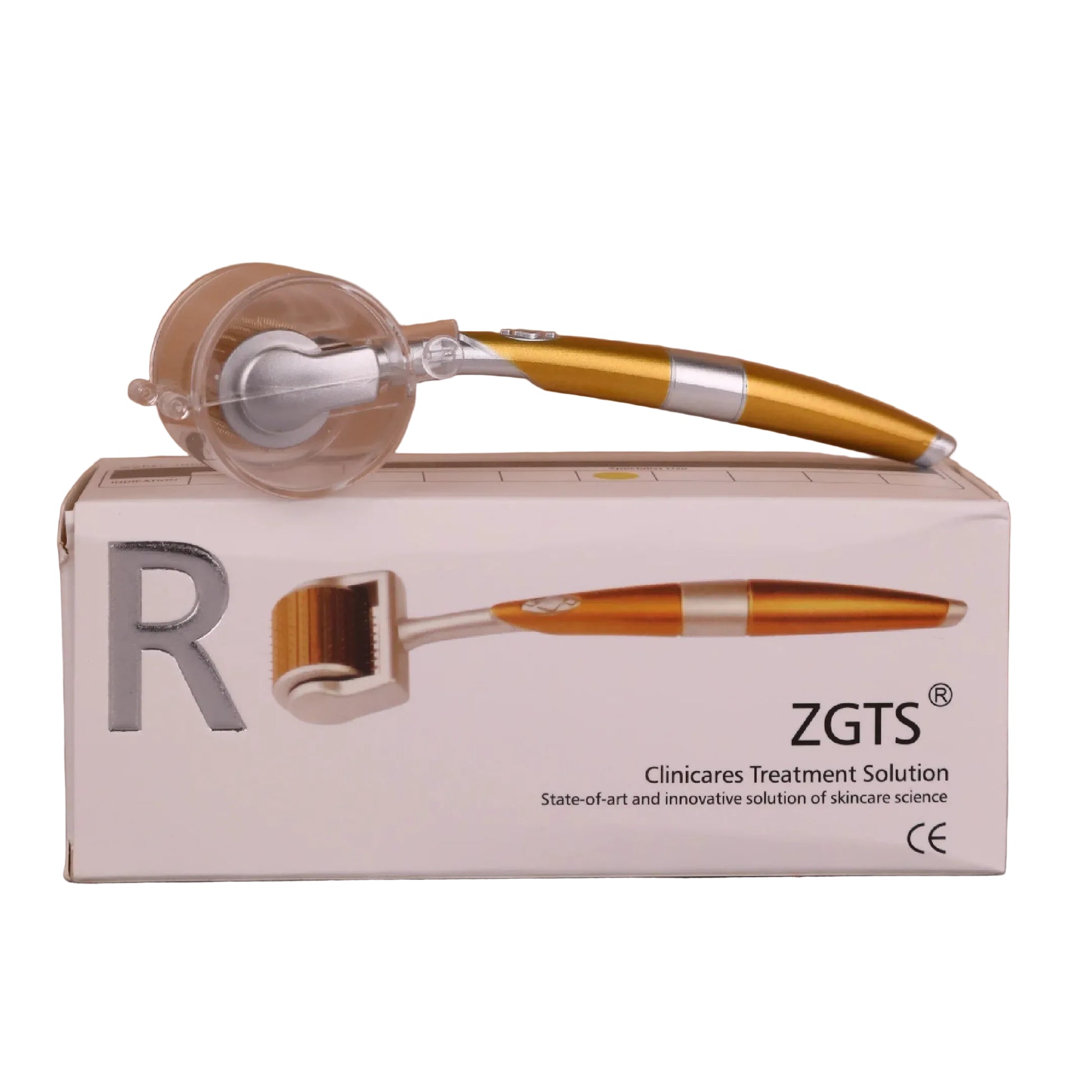 ZGTS Derma Roller with 192 High-purity Titanium alloy (highly durable and resistant to bending)
