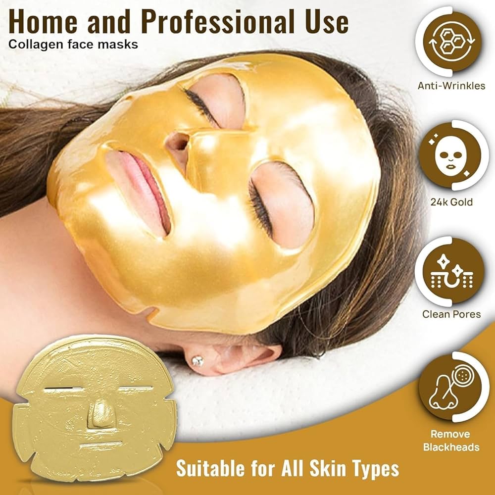 Gold Collagen Gel Facial Sheet Mask