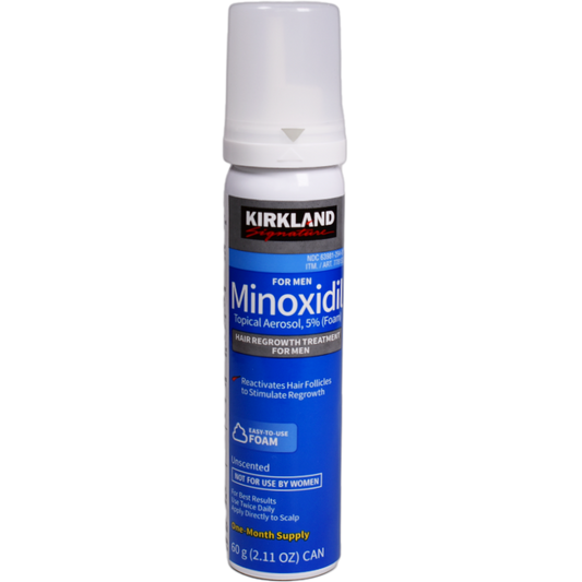 Kirkland Minoxidil hair regrowth treatment 