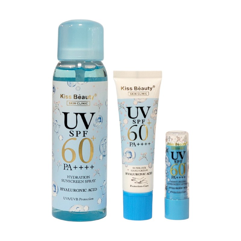 UV SPF 60++  Hyaluronic Acid Protection
(Set of 3)