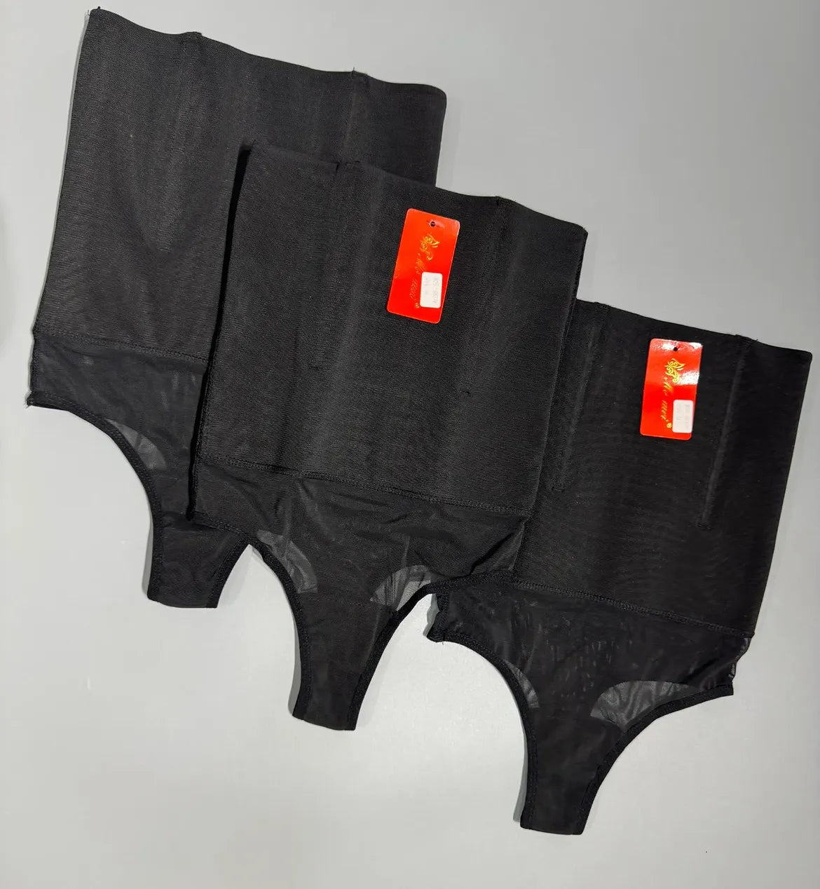 High-waisted tummy control thong shapewear