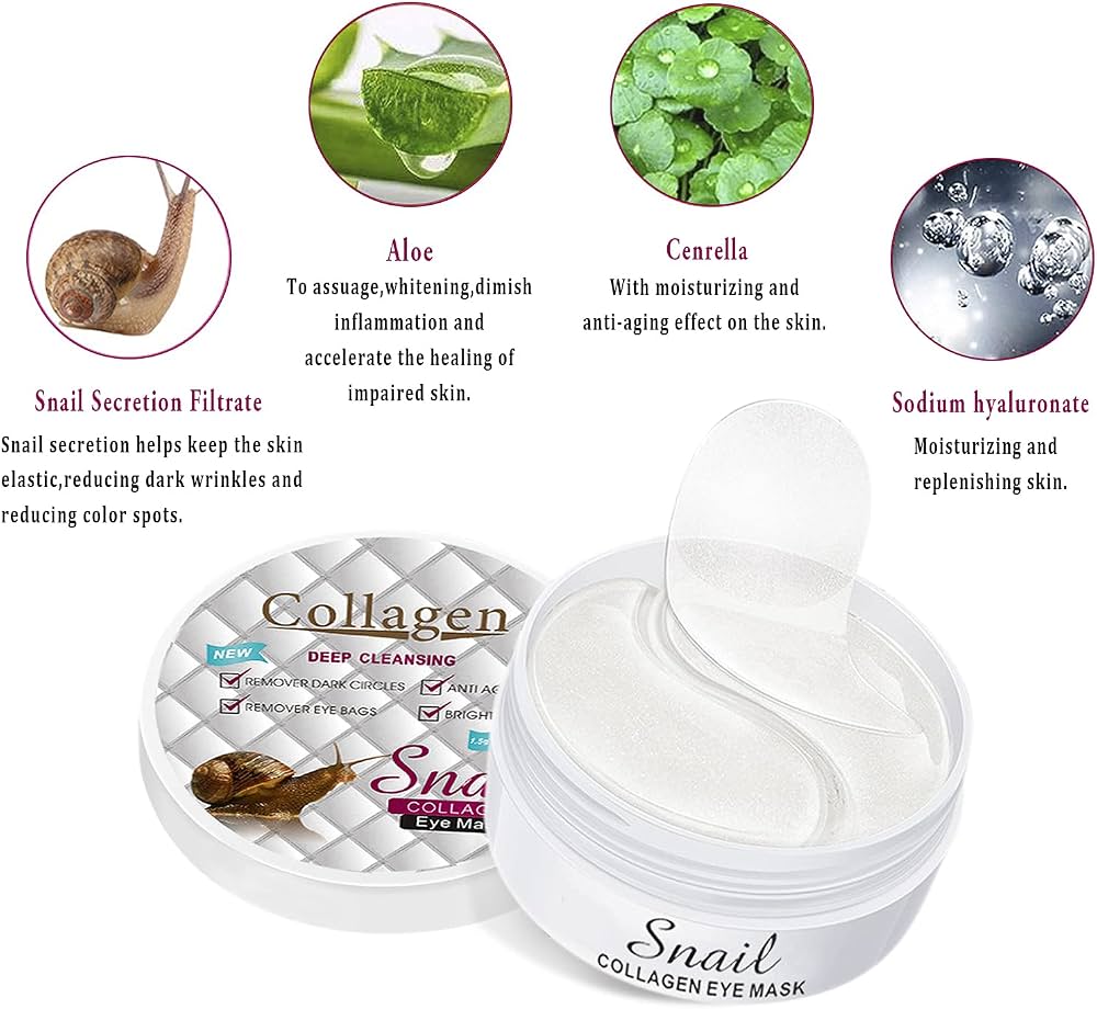 Snail Collagen Eye Mask ( 60cps )